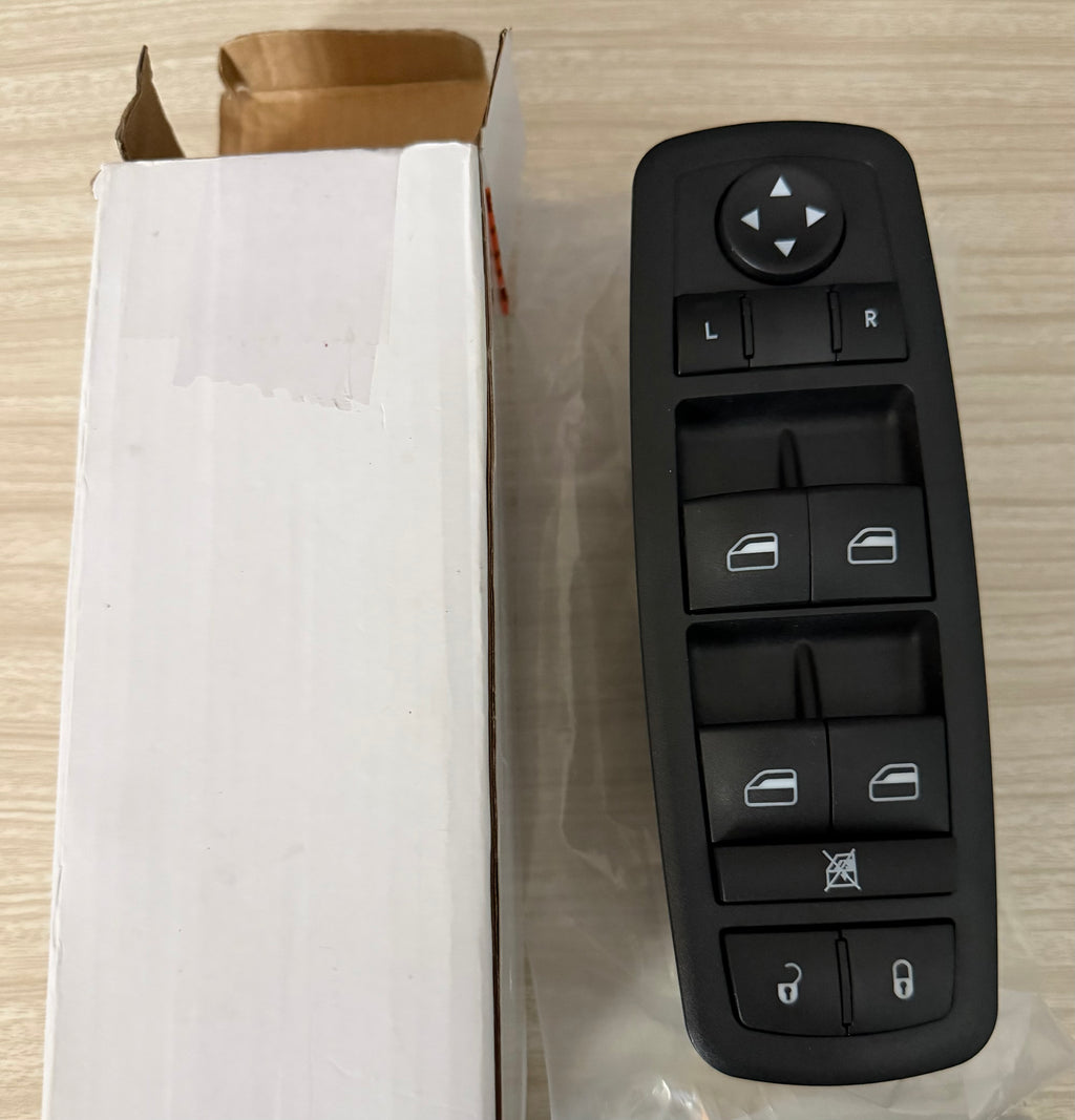 Power Window Switch Driver Side for 68039999AC, 68039999AA, 3+9 Pins, w/o Auto, 2008-2009 Dodge Grand Caravan Nitro Chrysle Town & Country Jp Liberty, 2009 Dodge Journey Master Front Left Button Control