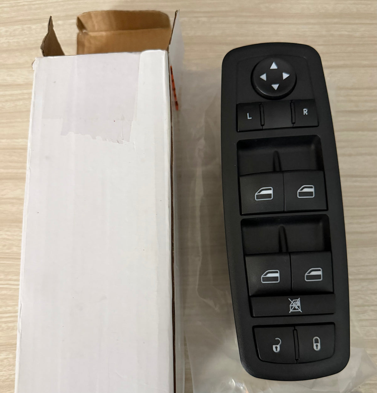 Power Window Switch Driver Side for 68039999AC, 68039999AA, 3+9 Pins, w/o Auto, 2008-2009 Dodge Grand Caravan Nitro Chrysle Town & Country Jp Liberty, 2009 Dodge Journey Master Front Left Button Control