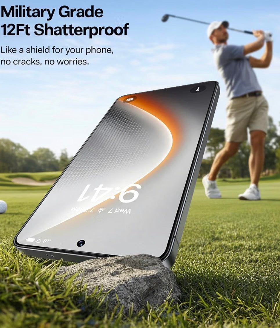 OrigArmor for Samsung Galaxy S26 Ultra Screen Protector [100% Anti Reflection] [Full Coverage Fit] Military-Grade Shatterproof 9H+ Tempered Glass Anti-Scratch Screen Protector S26 Ultra 1-Pack