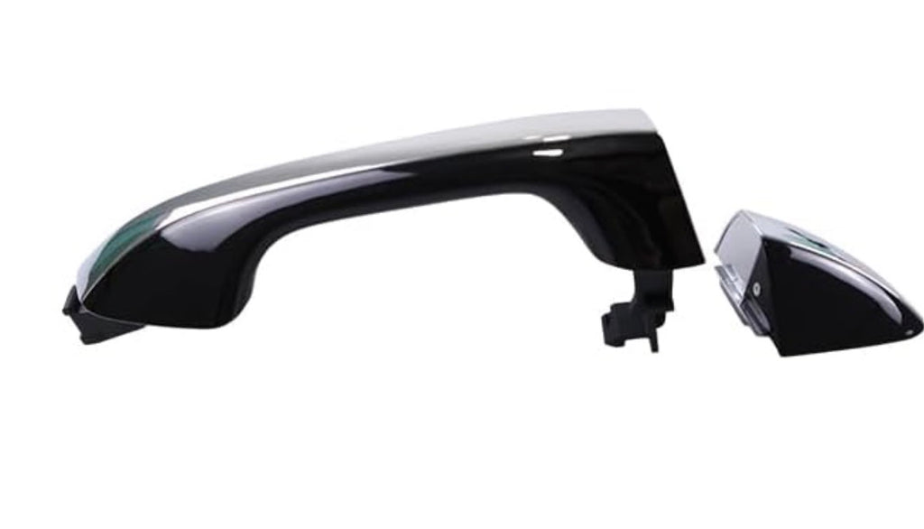 Rear Right Exterior Door Handle Chrome with Black Painted Compatible with Kia Optima 2016-2019