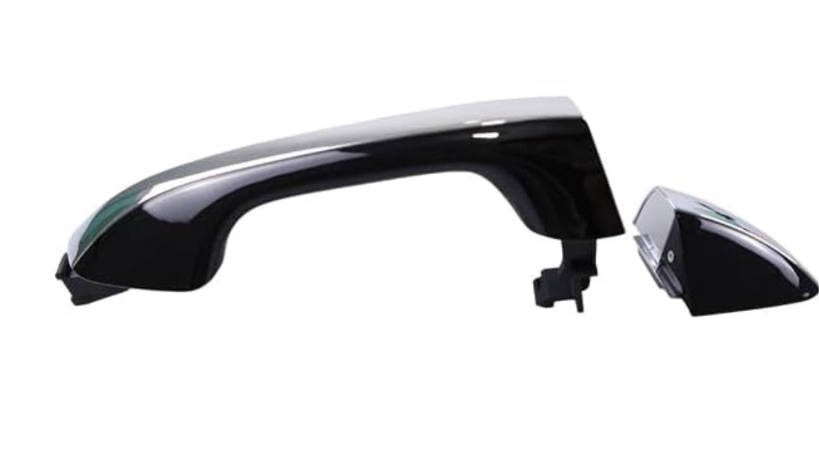 Rear Right Exterior Door Handle Chrome with Black Painted Compatible with Kia Optima 2016-2019