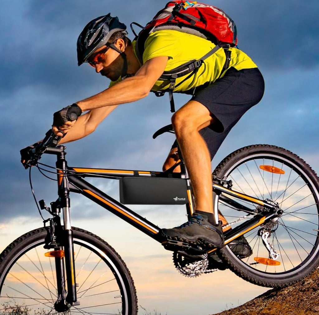 Fireproof Electric Scooter Battery Hanging Bag, 16.0 x 6.0 x 4in Ebike Battery Bag, Electric Bike Bicycle Saddlebag, Storage Ebike Bag