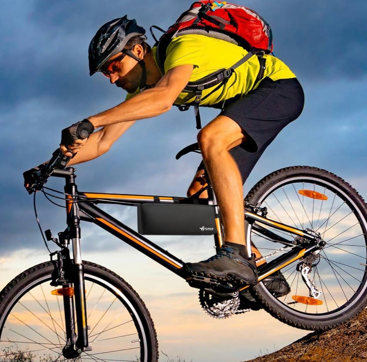 Fireproof Electric Scooter Battery Hanging Bag, 16.0 x 6.0 x 4in Ebike Battery Bag, Electric Bike Bicycle Saddlebag, Storage Ebike Bag