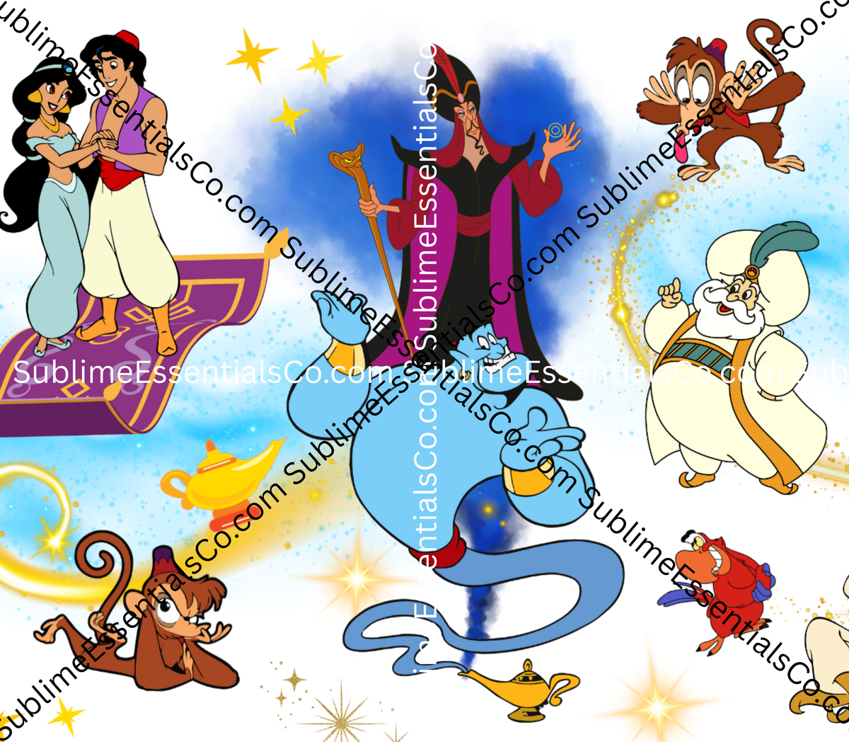 Jasmin & Aladdin "Jasmine Adventures" Digital Download - PNG & JPEG Format