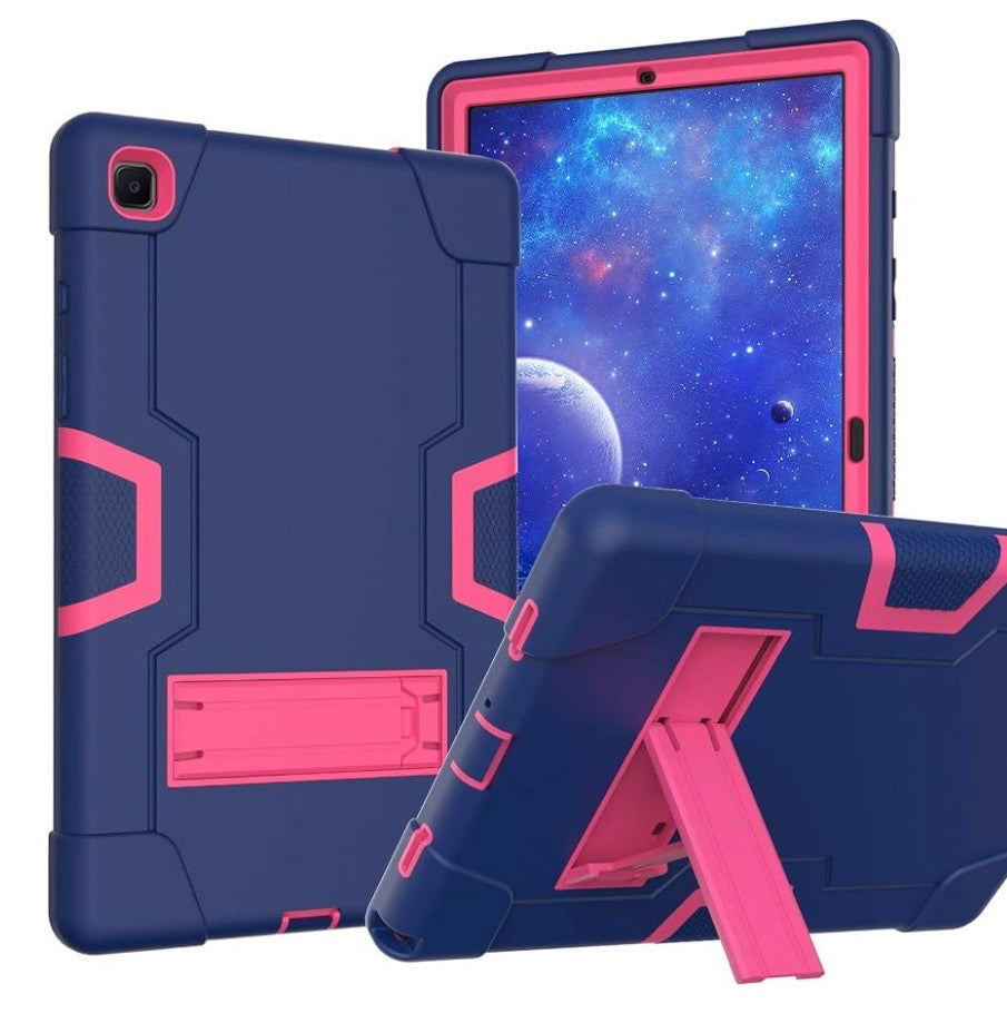 For Samsung Galaxy Tab A7 10.4 Case 2022, Slim Heavy Duty Silicone High Impact Protective Kickstand Case for Galaxy Tab A7 10.4 inch 2020 2022 (SM-T500/T505/T507/T509)