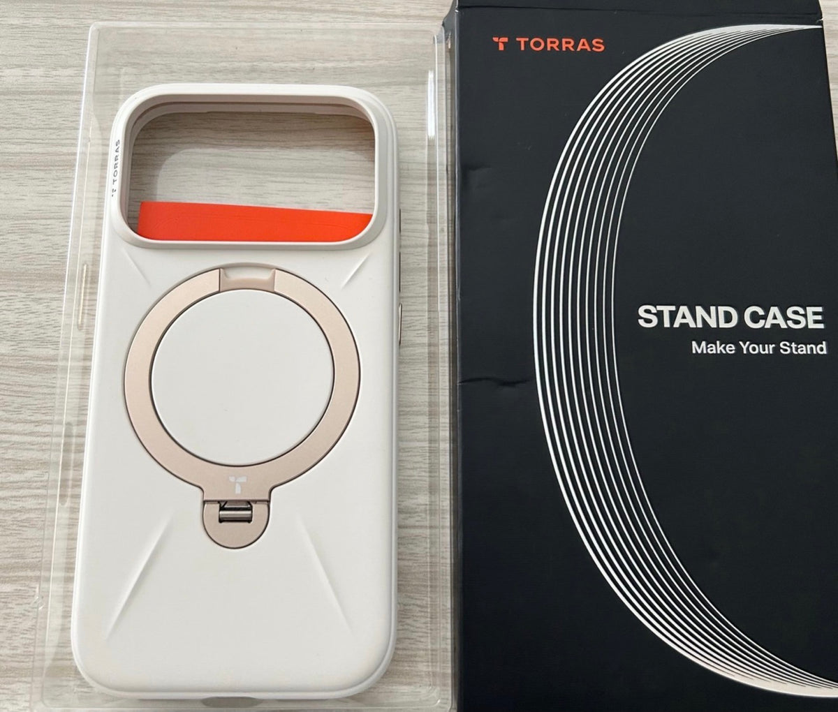 TORRAS - Q3 Silicone for iPhone 17 Pro Case with Magnetic 360 Stand
Compatible with MagSafe, Liquid Silicone Rubber Soft Phone Case for iPhone 17 Pro, Camera Control Cover, Light Ivory