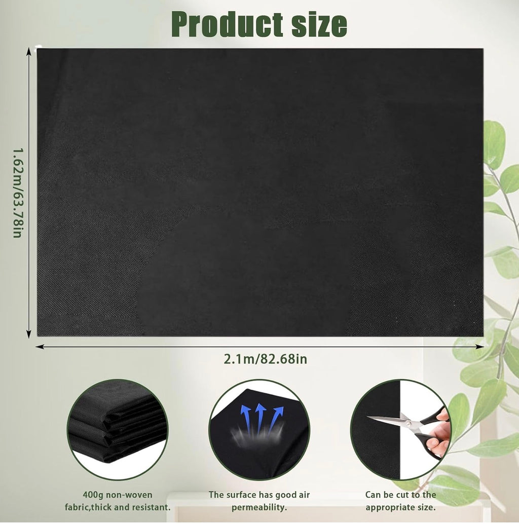 63 * 83 inch Raised Garden Bed Liner, Non Woven Fabric Liner for Large Veg Trough, Keeps Soil Contained and Water Drained