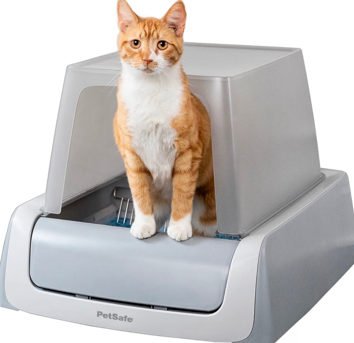 PetSafe ScoopFree Crystal Pro Legacy Self-Cleaning Litter Box, Front-Entry
Hands-Free Automatic Cleaning, Advanced Odor Control, Health Counter Display, Includes 1 Disposable Crystal Litter Tray & 1 Bag of Litter