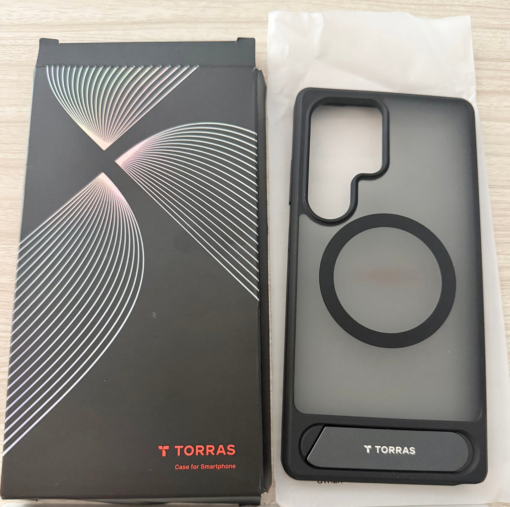 TORRAS Strong Magnetic & Stand for Samsung Galaxy S25 Ultra Case Black
Seamless Stand, Fit for MagSafe, Mil-Grade Drop Protection, Kickstand for Samsung Galaxy S25 Ultra Case, Translucent Matte