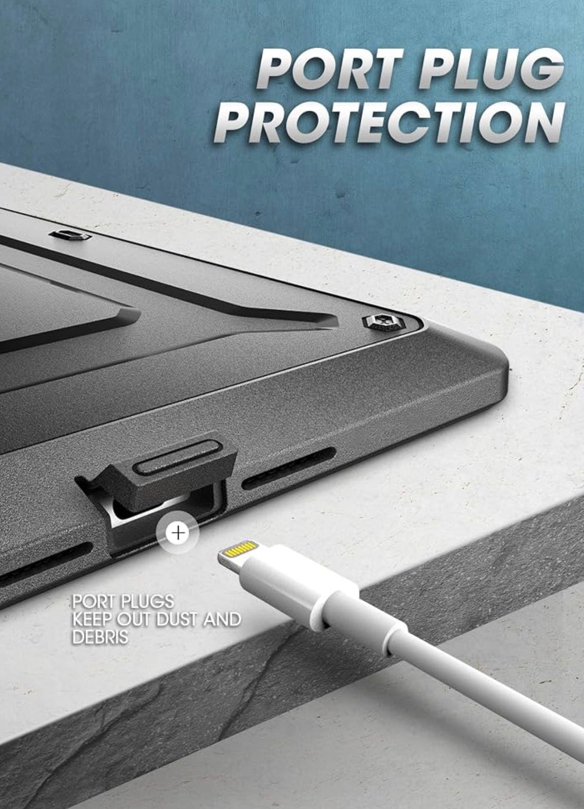 SUPCASE for iPad 9th/8th/7th Gen Case 10.2 inch 2021/2020/2019, Black
Built-in Screen Protector, Built-in Stand, Charge Port Cover, Military-Grade Drop Protection, Anti-Slip, Unicorn Beetle Pro