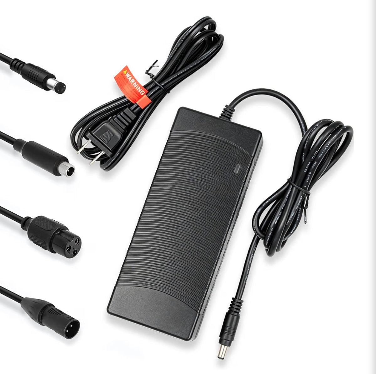 42V 2A Fast Charger for 36V Lithium Battery, 3 Connectors Universal Power Adapter, Compatible with Pocket Mod, Sports Mod & Electric Scooters