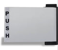 Push Paddle Handle for Storefront Doors, Left Hand, Aluminum Replacement Handle Commercial Door Push Bar with Complete Hardware Kit, Pull Push Paddle for Business
