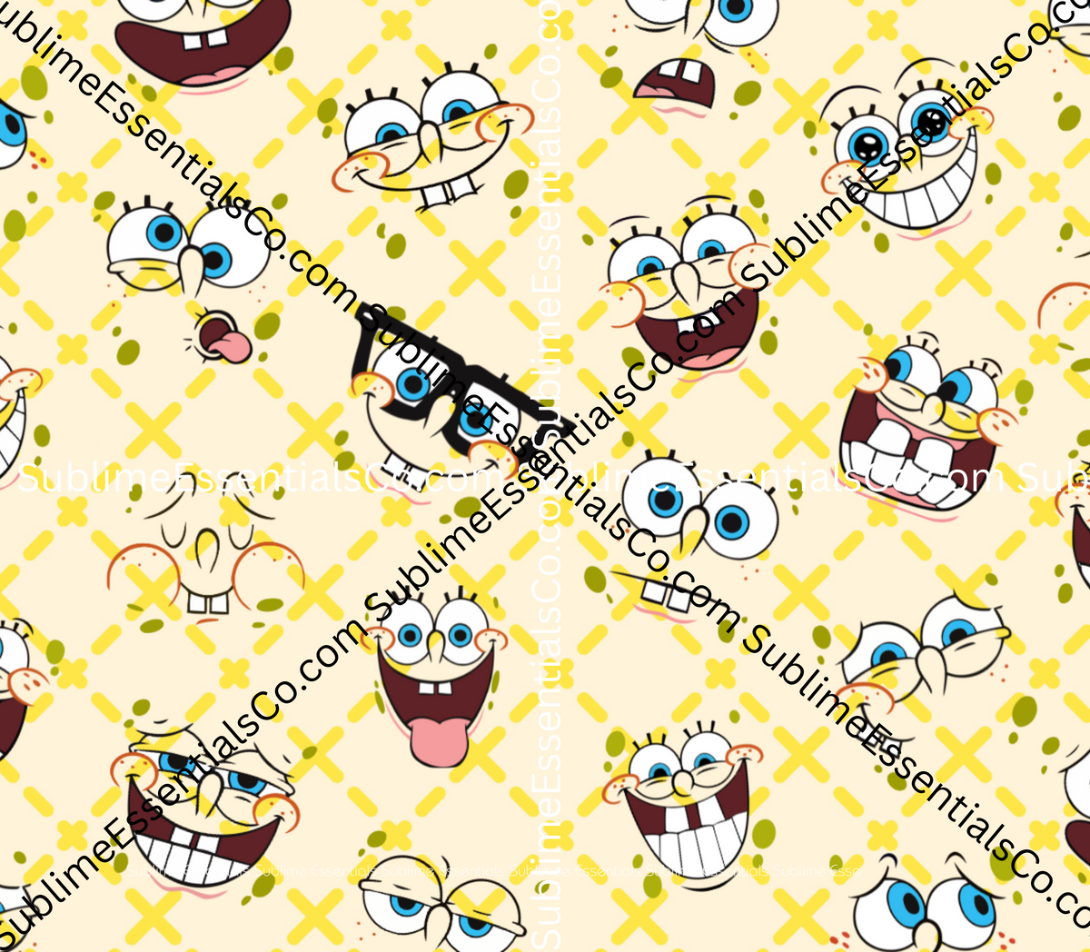 SpongeBob SquarePants "Collage" Digital Download - PNG & JPEG Format
