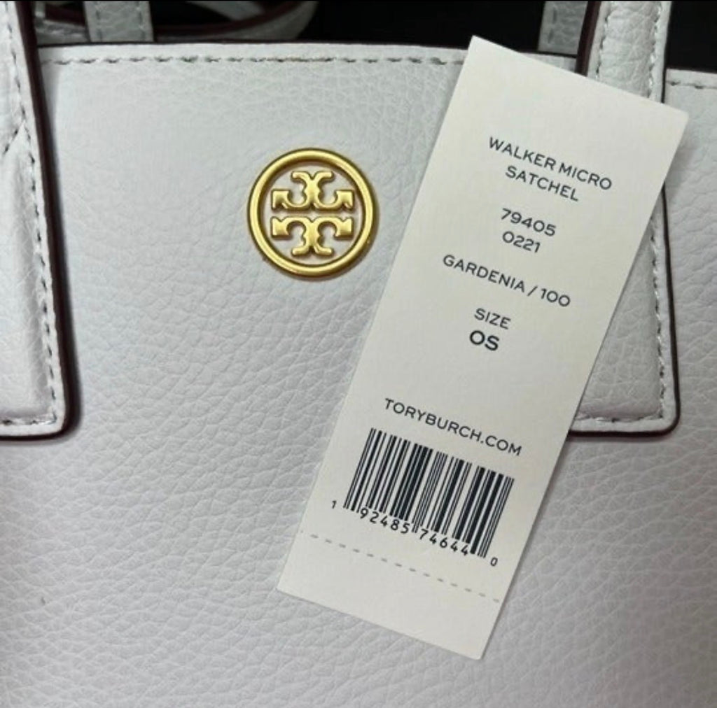 Tory Burch - Walker Micro Satchel - Gardenia (White)