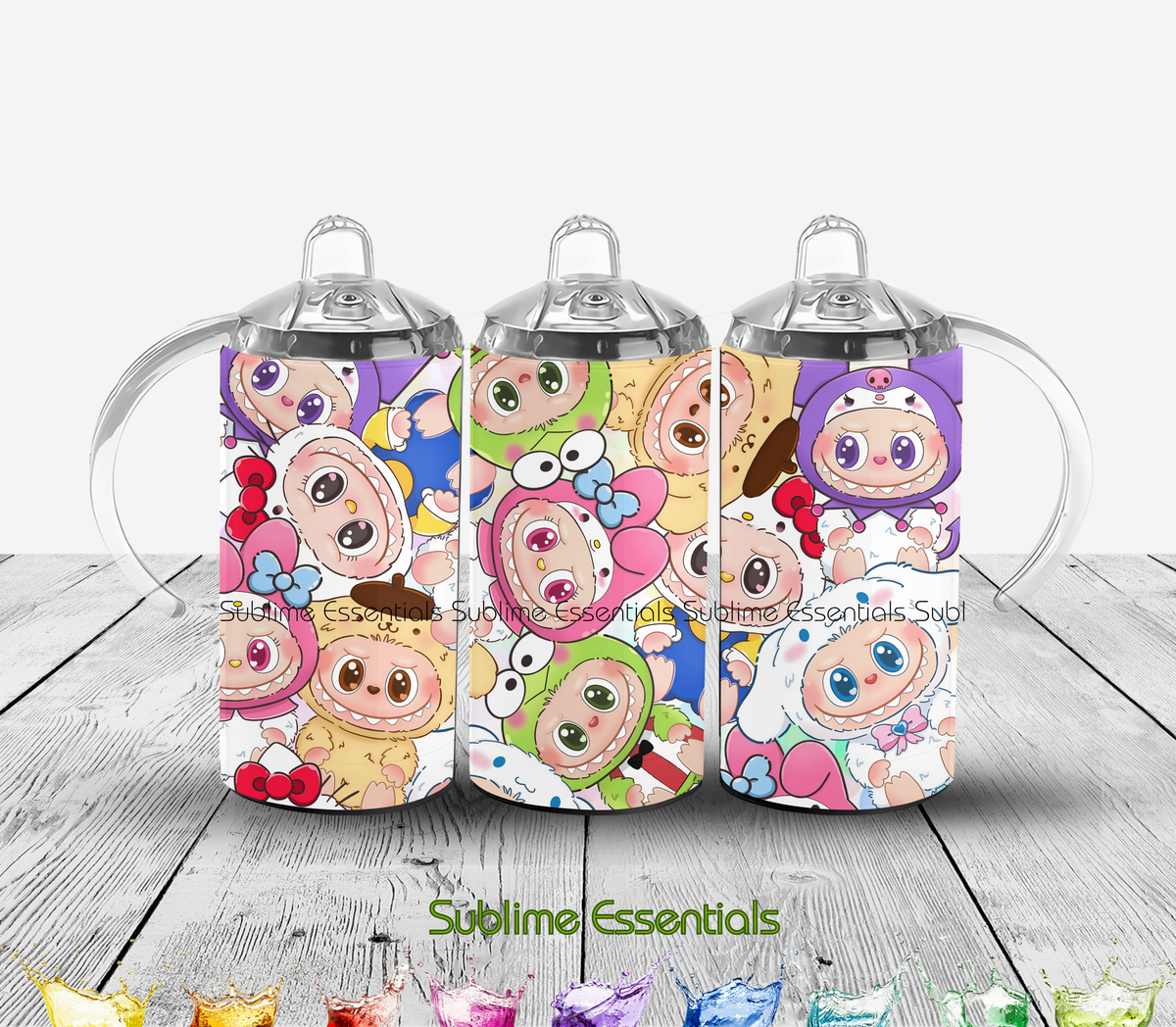 Labubu "Hello Kitty Dolls" Digital Download - PNG & JPEG Format