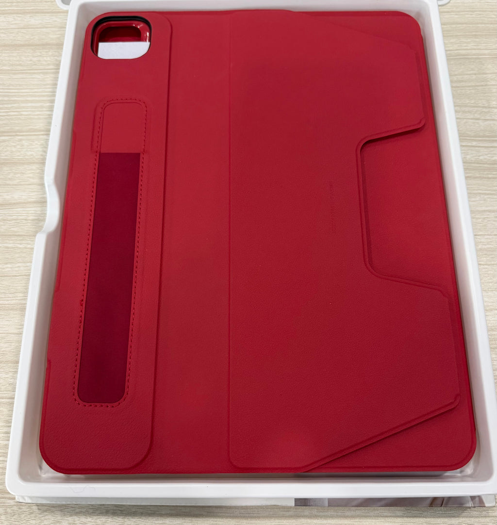 For iPad Pro 11 Inch Case (M5/M4) 2025/2024, Red
Removable Magnetic Cover with Pencil Charging & Storage, Adjustable Portrait/Landscape Stand, 9 Standing Angles, Shift Series