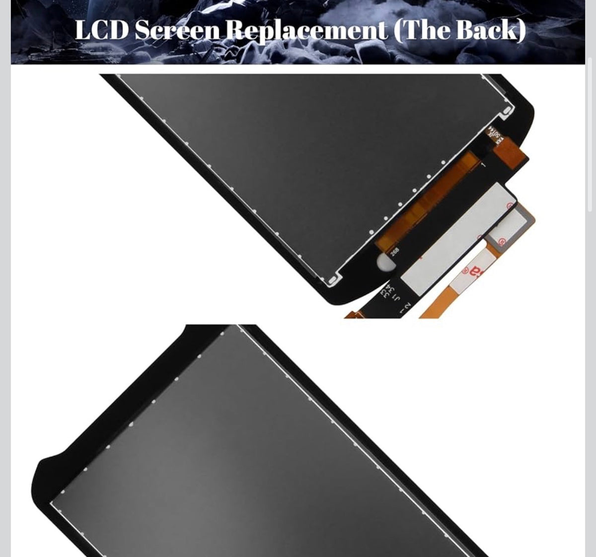Screen Replacement for Zebra TC57 LCD Digitizer Repair Kits for Zebra TC52/TC57 Touch Screen Display Assembly Replacement TC52X TC520L TC52AX TC57X