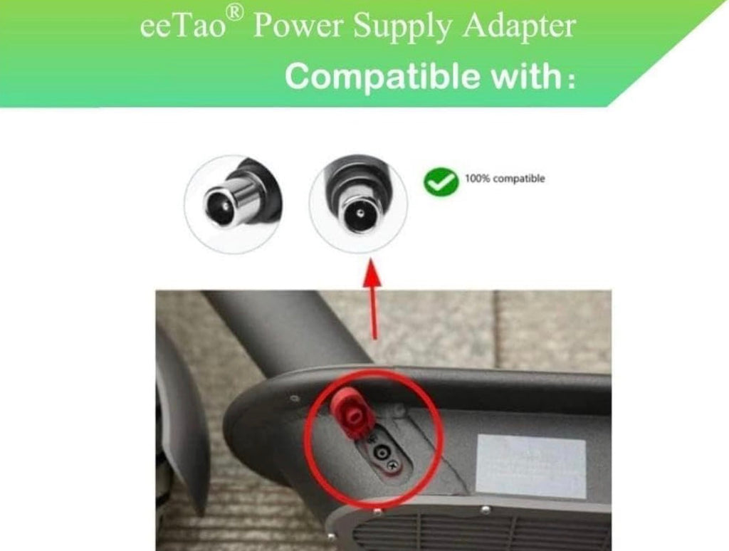 42V Charger for AovoPro M365 ES60 EW6 ES80 365 Go M1 Aovo Pro AP07
eeTao 42VDC Power Supply For 36V 10.5Ah 378Wh Battery M365Pro 365GO M1Pro Model YLT-42V0150