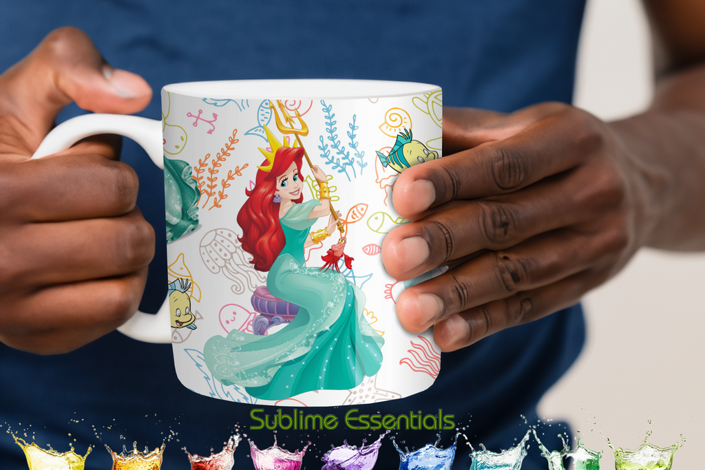 Little Mermaid "Sea Adventures" Digital Download - PNG & JPEG Format