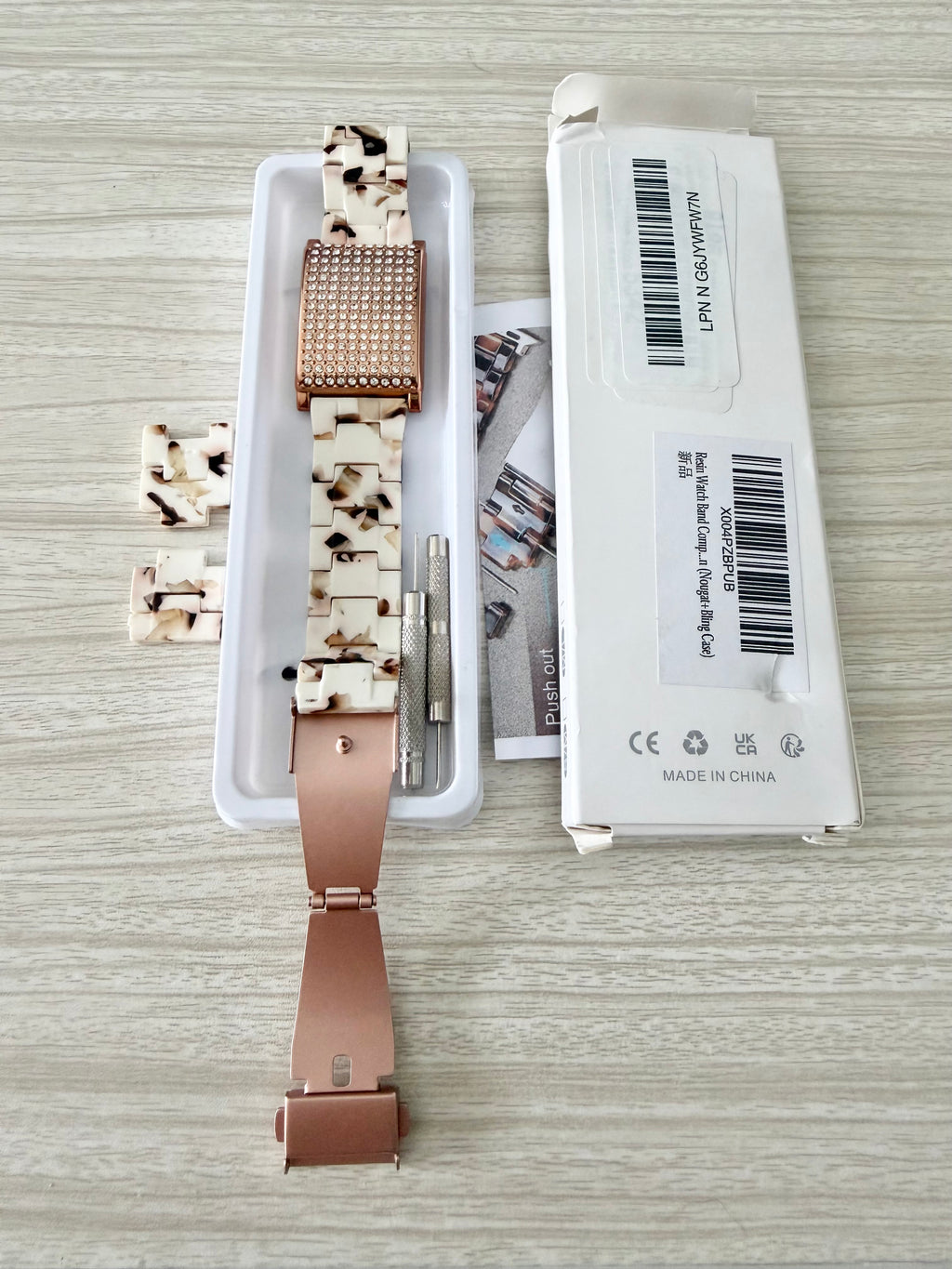 Resin Watch Band Compatible for Whoop 5.0 Life MG/ 5.0 Peak/ 5.0 One/Whoop 4.0, Ultra Light Resin Replacement Strap, Breathable Waterproof Wristband Size Adjustable Easy Installation