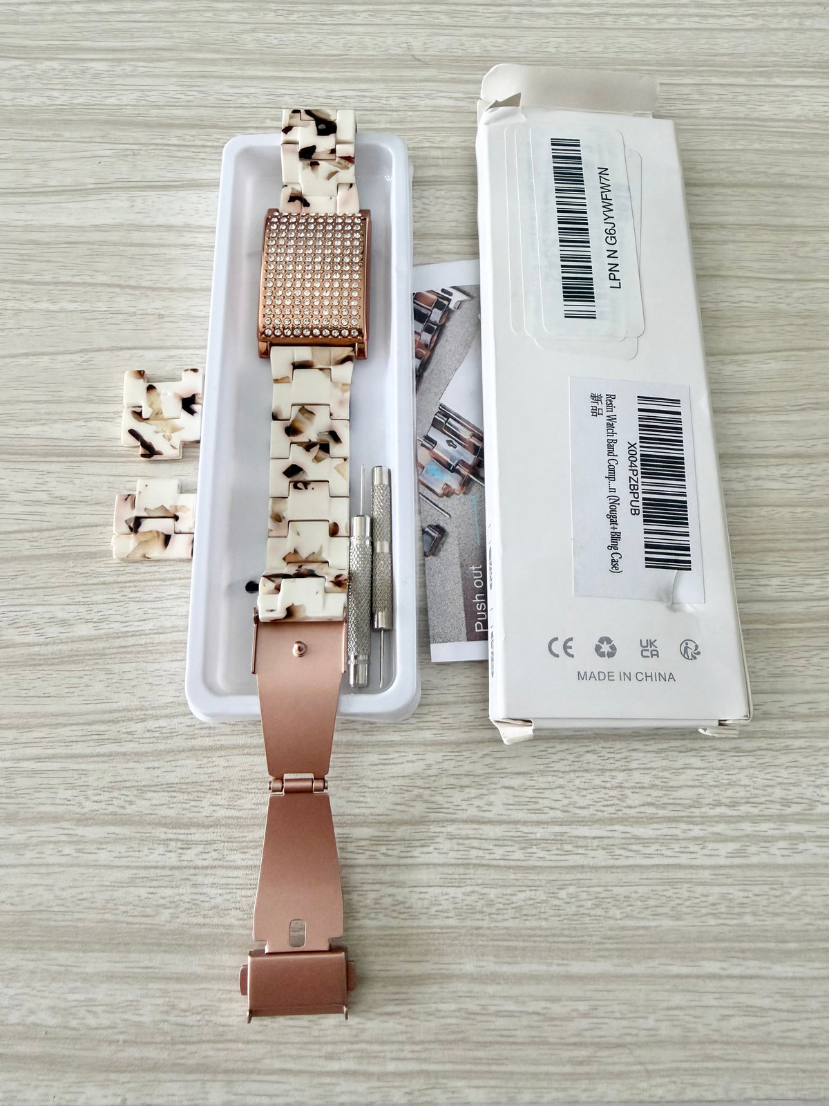 Resin Watch Band Compatible for Whoop 5.0 Life MG/ 5.0 Peak/ 5.0 One/Whoop 4.0, Ultra Light Resin Replacement Strap, Breathable Waterproof Wristband Size Adjustable Easy Installation
