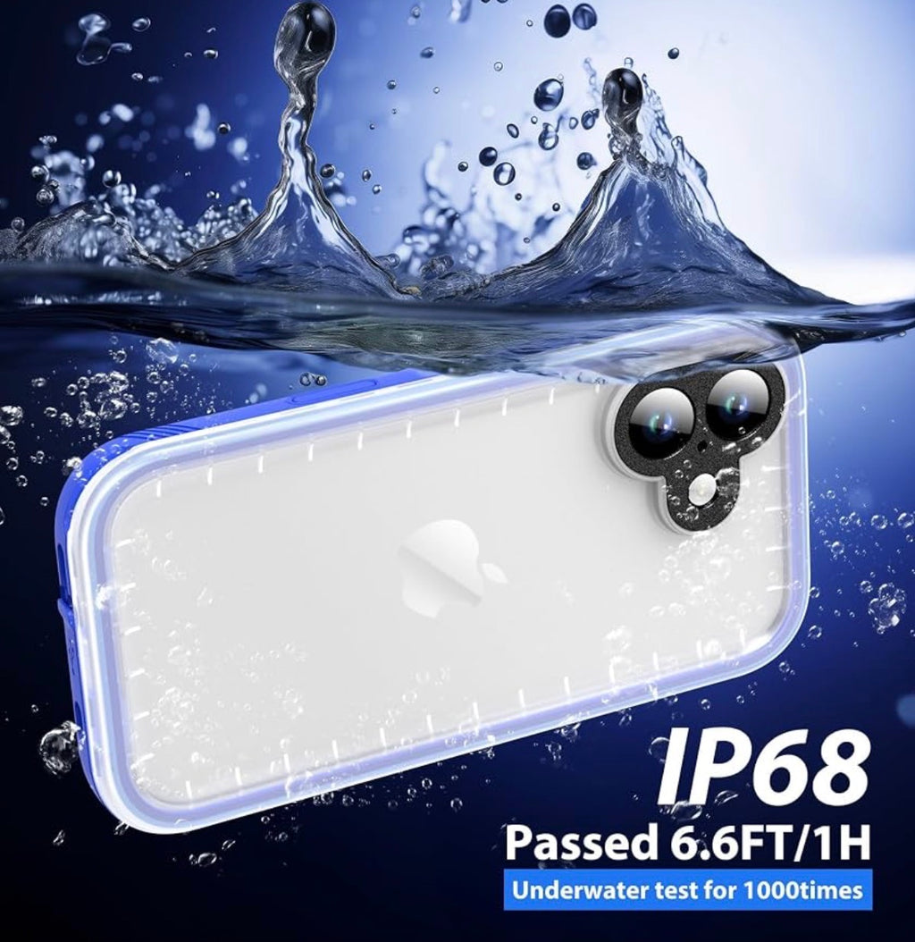 SPORTLINK for iPhone 17 Waterproof Case, Blue
Military-Grade Heavy-Duty 360° Full-Body Protection with Built-in Screen & Camera Protectors, Dustproof, Shockproof