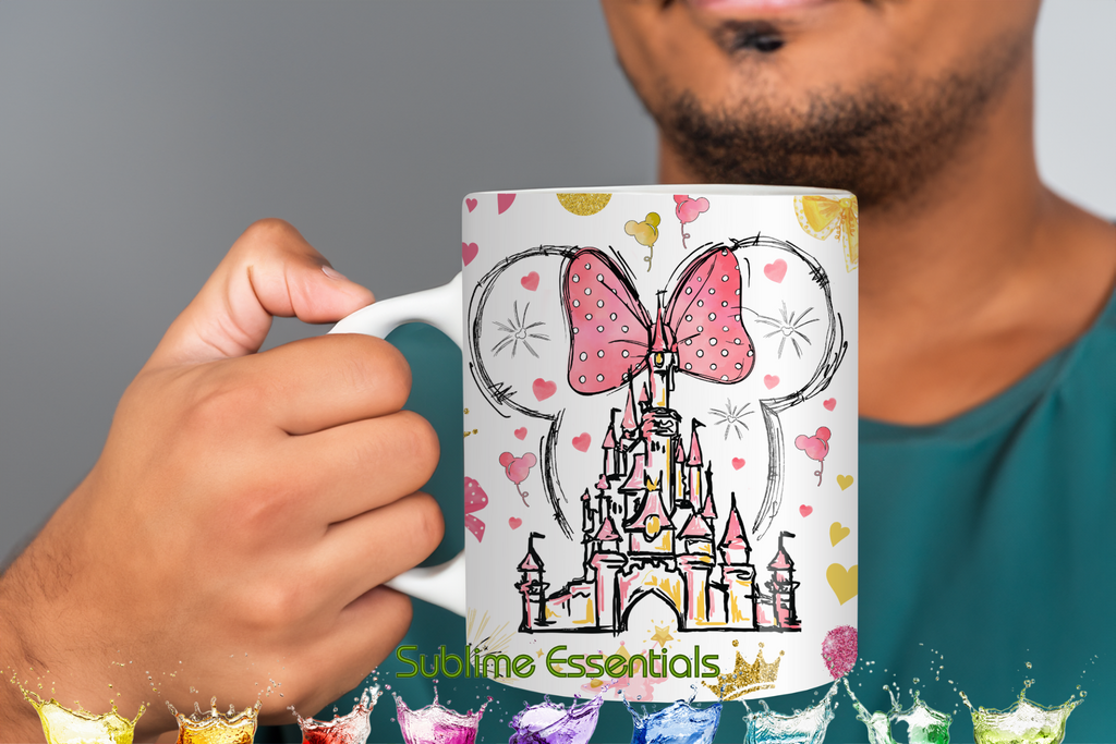 Disney Castle "Pink Dreams" Digital Download - PNG & JPEG Format (Copy)