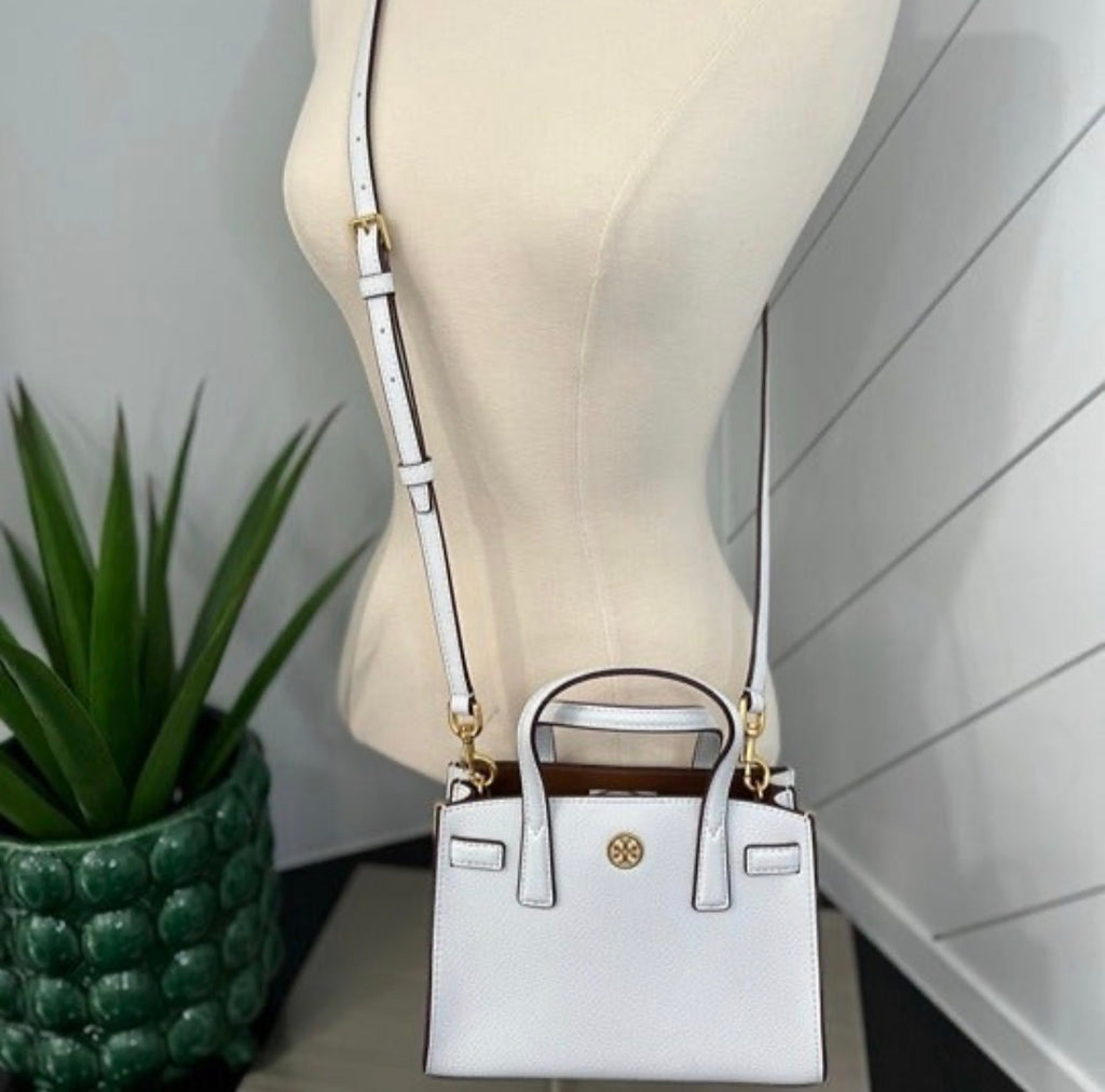 Tory Burch - Walker Micro Satchel - Gardenia (White)