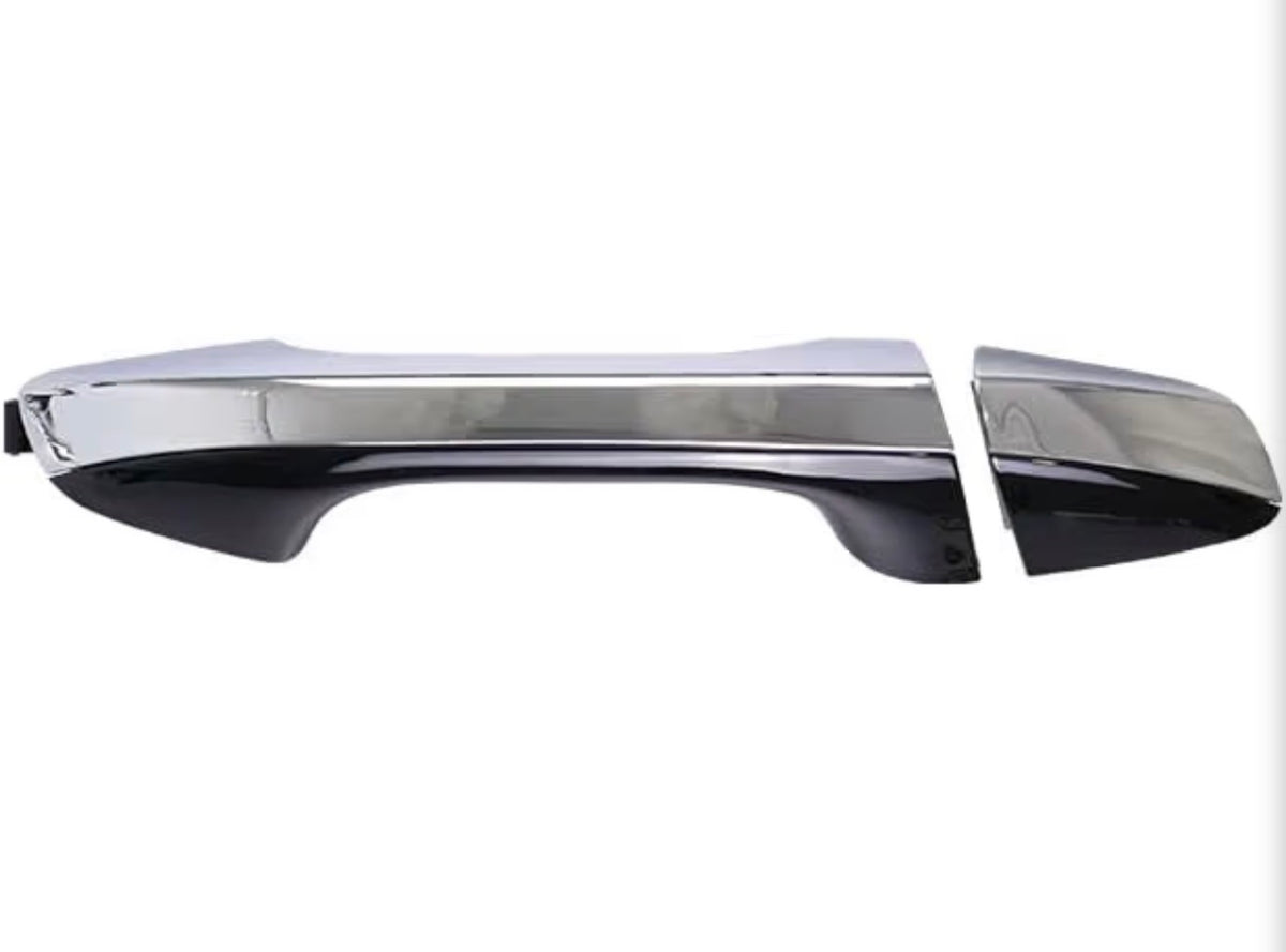 Rear Right Exterior Door Handle Chrome with Black Painted Compatible with Kia Optima 2016-2019