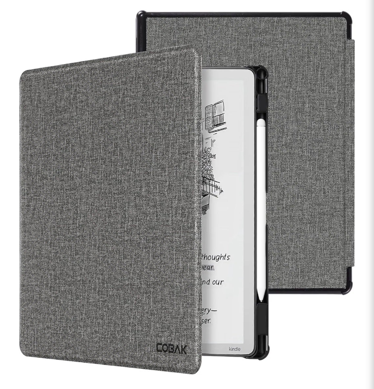 Case for 11" Kindle Scribe 3rd Generation 2025, Kindle Scribe Colorsoft - All New PU Leather Cover with Auto Sleep Wake, Pen Holder for Scribe 11" 2025 Released