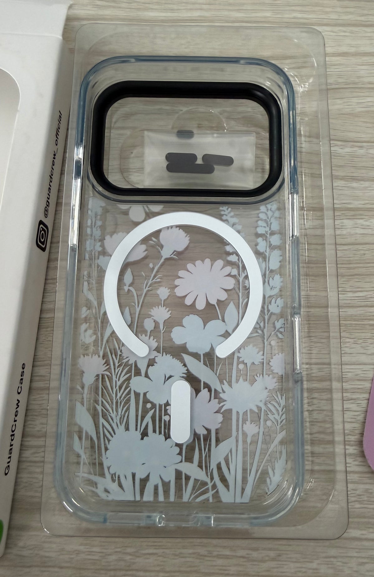 Magnetic Case for iPhone 17 Pro, [Butterfly with Wildflowers] Design for Women, [11FT Military-Grade Drop Tested] Compatible with Mag-Safe, Slim Shockproof Aesthetic Cover, 6.3"