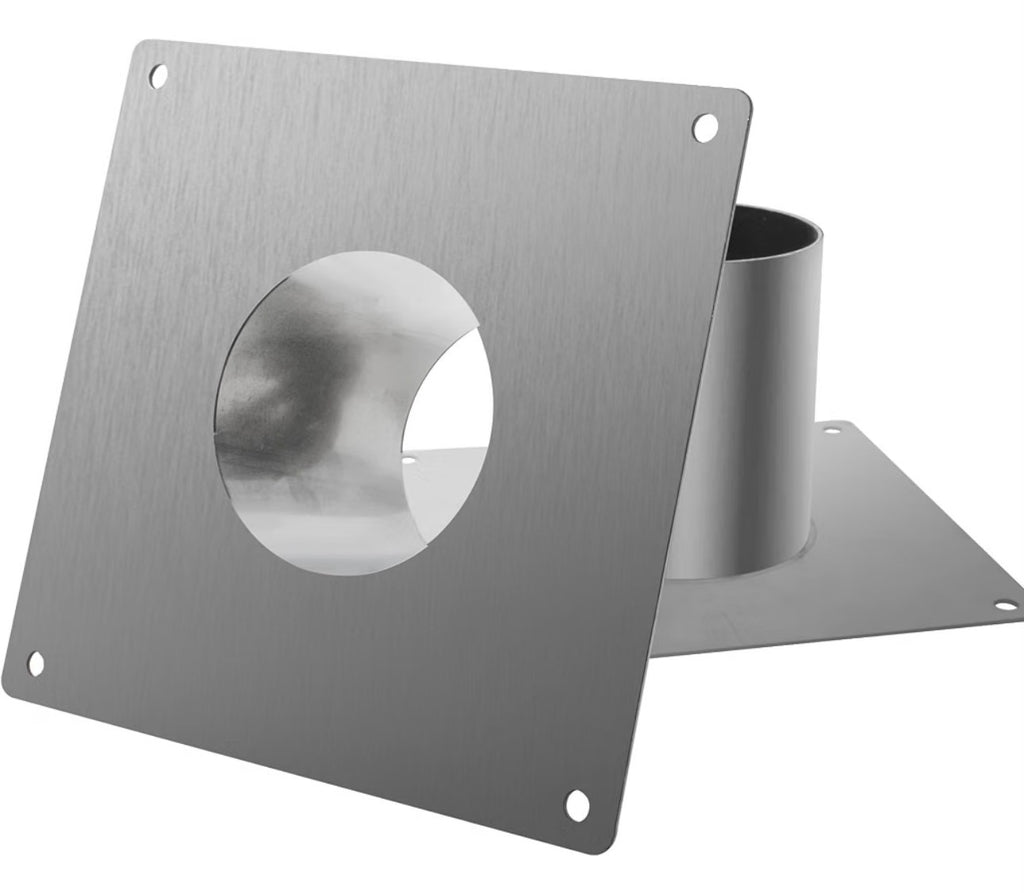 3.15" Stainless Steel Vent Wall Thimble, Extendable Length from 3.94" to 7.48" for Indoor Gas Tankless Water Heaters