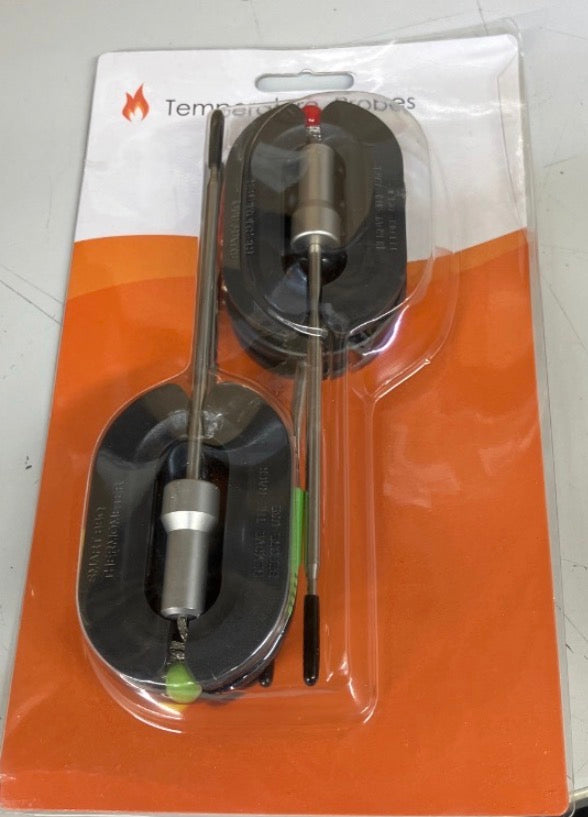 Replacement Probes 4 Packs Improved Stainless Steel Additional Probes Wire for Grill Thermometer
