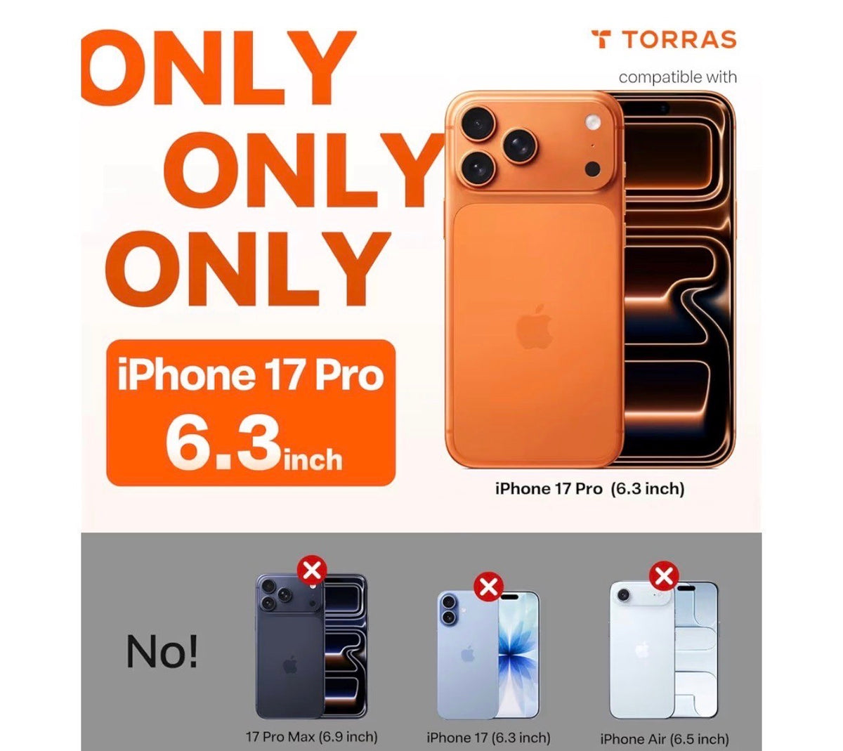 TORRAS - Ostand Q3 Air for iPhone 17 Pro Case 6.3'' with Stronger Magnetic Stand, Fit for Magsafe, Airbags Miltary Protection, Camera Control for iPhone 17 Pro Case, Shockproof & Stylish, Shadow Black