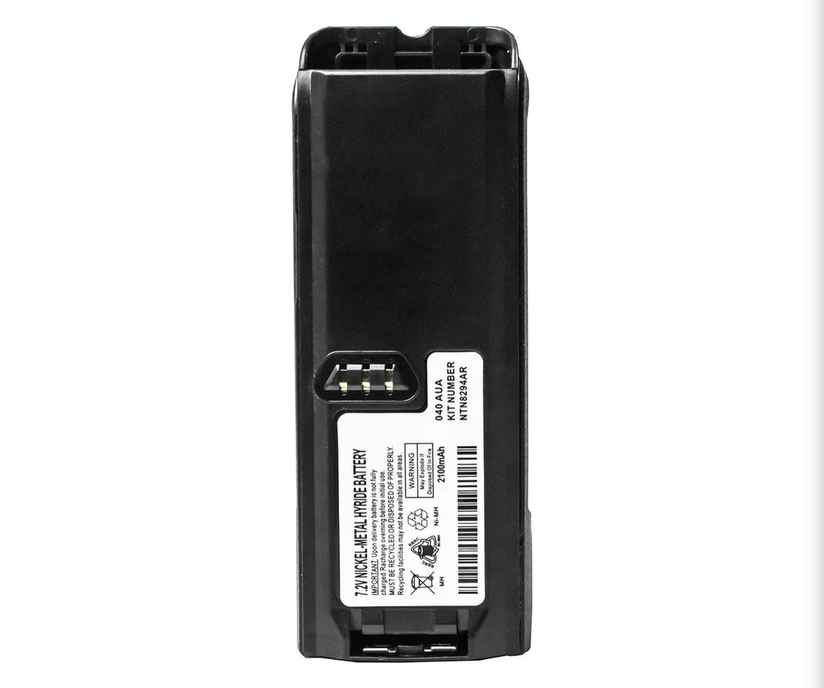 NTN8923AR NTN8294AR NTN8294 2100mAh Ni-MH 7.2V Battery, Compatible with Motorola XTS3000 XTS3500 XTS4250 XTS5000 XTS4250 RNN4006 MTP-200 MTP-300 with Belt Clip