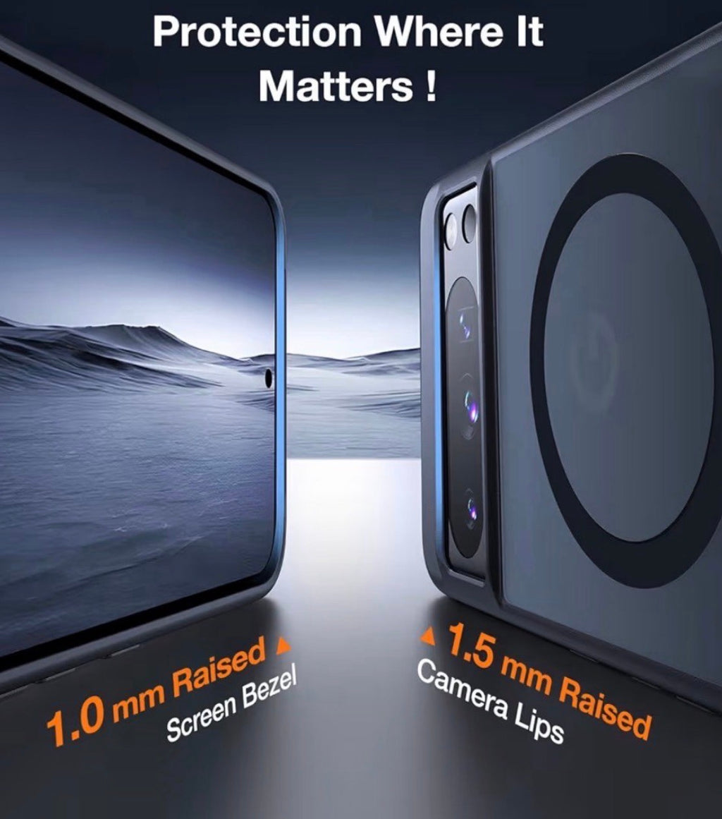 TORRAS - Magnetic & Stand for Google Pixel 8 Pro Case, Translucent Black
Compatible with MagSafe, Mil-Grade Drop Protection, Slim Fit for Google Pixel 8 Pro Phone Case with Built-in Flush Kickstand