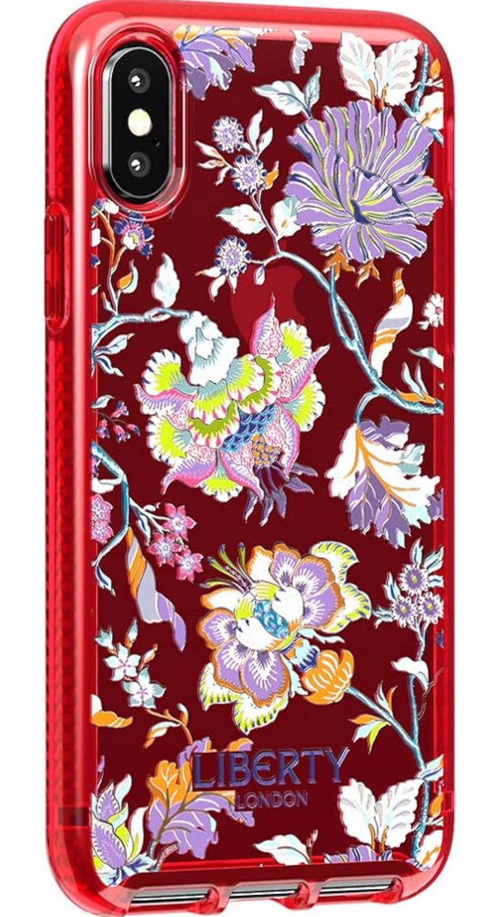 tech21 Pure Print Liberty London Christelle iPhone X/Xs Max - Red
