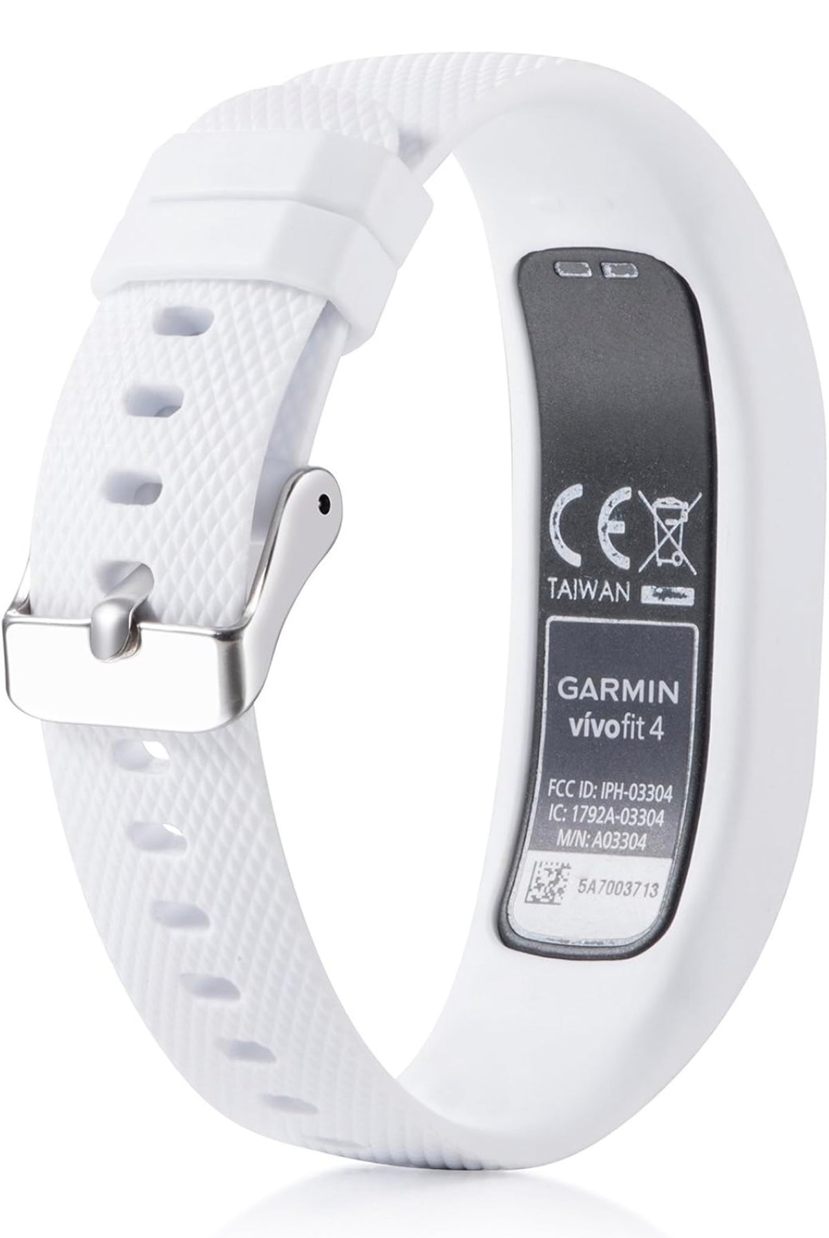 Vivofit 4 Bands Compatible with Garmin Vivofit 4 Watch Band Strap Bracelet Wristband for Men Women Replacement Accessory- Vivofit 4 Silicone Watchband with Metal Clasp Buckle Small Large