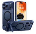 TORRAS Strong Magnetic Seamless Stand for iPhone 17 Pro Max Case Deep Blue
Fit for MagSafe, Military Grade Drop Protection, Invisible Adjustable Kickstand, Camera Control Button, Translucent Matte