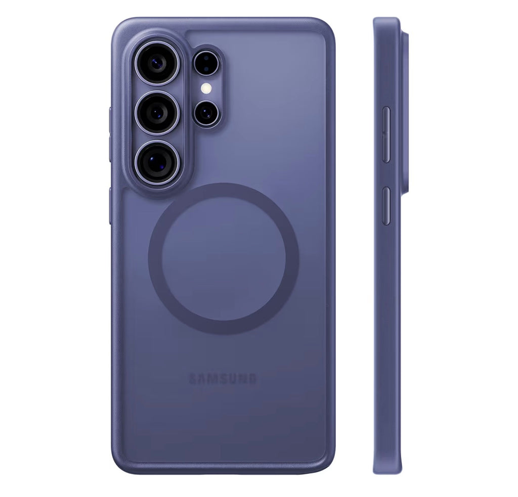 TORRAS - Magnetic for Samsung Galaxy S26 Ultra Case Military Grade Protection, Fit for MagSafe, 12FT Military Grade Protection Translucent Slim Case for Samsung S26 Ultra Case, Anti Fingerprint, Purple