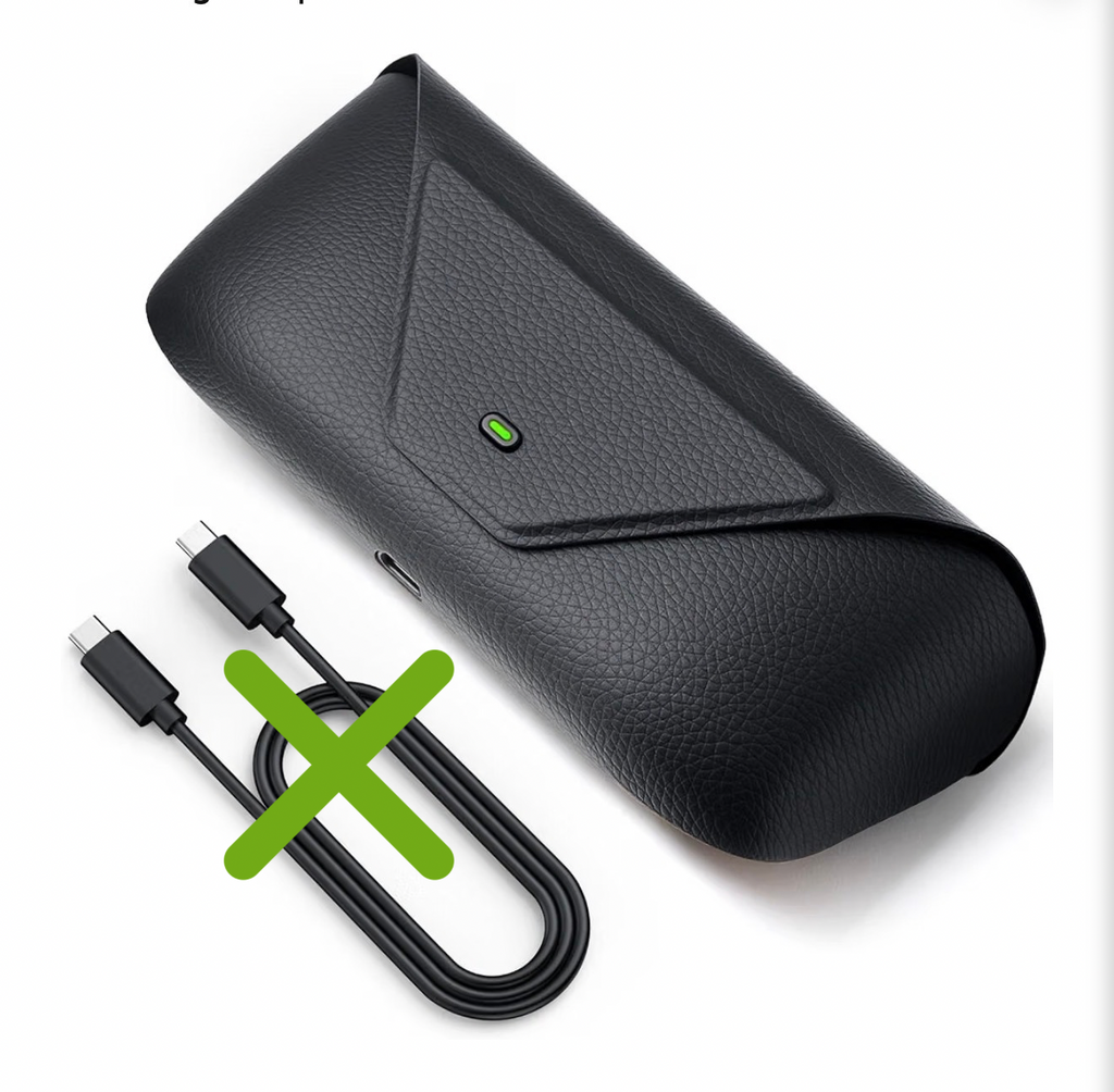 Charging Case for Ray-Ban Meta Wayfarer/Skyler/Headliner, Oakley Meta HSTN, Meta Blayzer/Scriber Replacement Charger, LED Indicator, Black