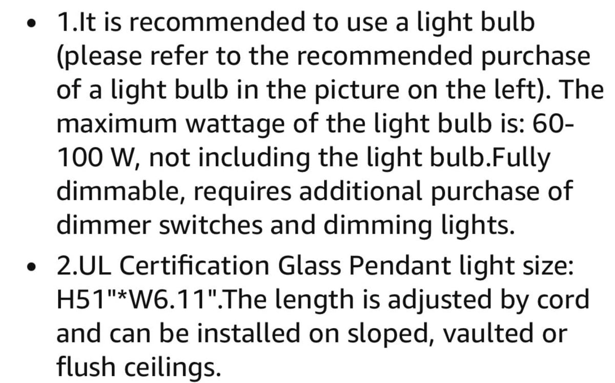 Pack of 3 - Indoor Pendant Lights with Clear Glass - Brushed Nickel *See Details