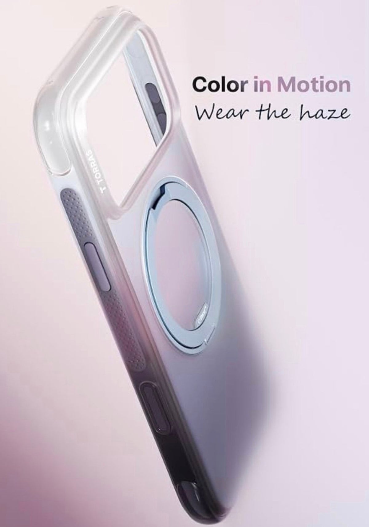 TORRAS - O3 Air Gradient for iPhone 17 Pro Case, 360 Magnetic Stand, Purple
Fit for Magsafe, Military Drop Protection, Camera Control, Shockproof phone case for iPhone 17 Pro 6.3'', Dusk Haze Purple